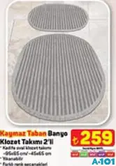 KAYMAZ TABAN BANYO KLOZET TAKIMI 2'Lİ